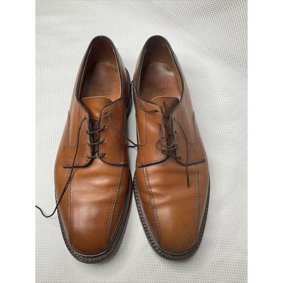 ALLEN Edmonds Hillcrest Mens Chestnut Leather Bike Toe Oxfords Size 10.5 D Dress main image 6